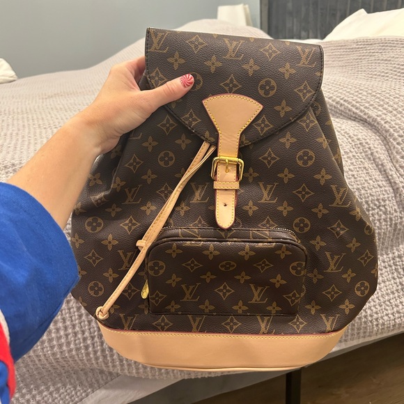 Louis Vuitton Handbags - Louis Vuitton Replication Montsouris GM full sized Backpack